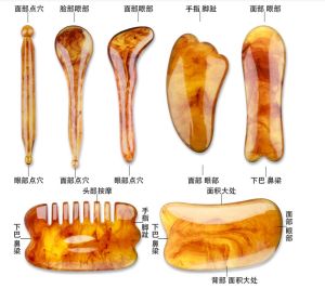 Bull Horn Gua Sha Board Facial Beauty Tool Full Body Universal Muscle Release Stick Eye Care Special Tool Back And Head Massager