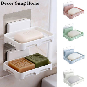 Free Shipping อุปกรณ์ในห้องน้ำที่ใส่ถาดเก็บของแบบไม่ทำเครื่องหมายจานใส่สบู่กล่องสบู่ระบายน้ำ