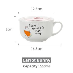 Microwave-safe Individual Ceramic Bowl