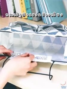 พร้อมส่ง! กระเป๋าผ้า SIMPLE HOME พกพา ถูกเผยและพร้อมที่แขวน กระเป๋าแขวนข้างเตียง 10 สี 40 หนึ่ง ตู้ 180 มินิมอล อย่างสม่ำเสมอ สไตล์ ยิ่หา พร้อมที่แขวน