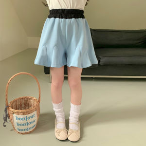 Loose Childrens Short Pants Summer New Style Baby Casual Sports Pants Fashionable All-Match Girls Shorts Korean Style Elastic Waist