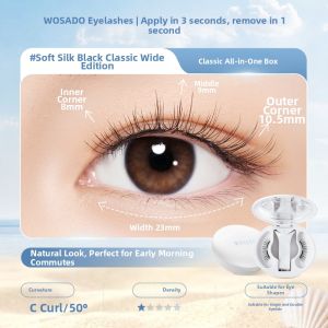 WOSADO | Wide Natural Look Magnetic False Lashes