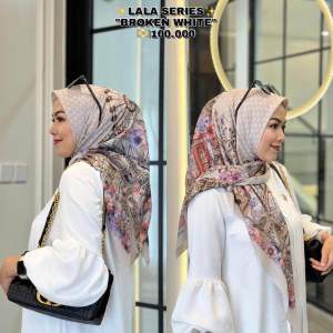 JILBAB LALA BROKEN WHITE