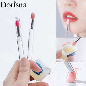 Dorisna Chuyên Nghiệp Silicone Cọ môi Với Nắp Đa Chức Năng Xách Tay Mini Cọ môi chăm sóc môi Kem Bàn Chải Son bóng Son môi Bóng Mắt Applicator