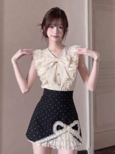 CHANGTONG | Bộ Trang Phục Nữ Tính & Sang Trọng 2 Món cho OOTD Mùa Hè