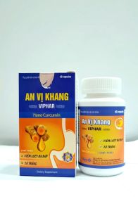 AN VỊ KHANG - HỔ TRỢ VIÊM LOÉT DẠ DÀY TÁ TRÀNG - GIẢM ĐAU RÁT THƯỢNG VỊ - TRÀO NGƯỢC DẠ DÀY - HỘP 60 VIÊN