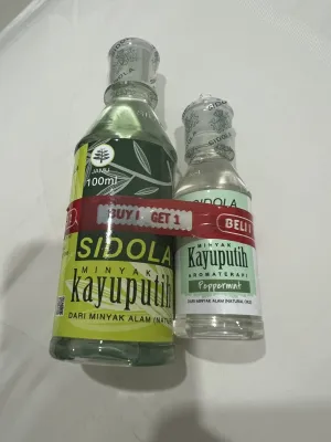 Sidola Minyak Kayu Putih 100 ML Masuk Angin Mual Muntah Perut Kembung Mabuk Perjalanan Pusing Sakit Kepala Relaxing Wangi Lembut Eucalyptus Nyaman Hangat