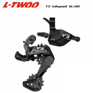 LTWOO T3 8S Two Way Release Shifter + Stabilize Damping Rear Derailleur Cage Length 83mm 1x8 Speed