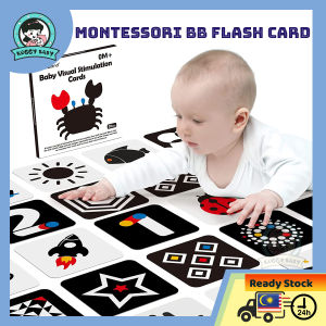 KOGGY Montessori Baby Flash Card | Baby Sensory Cards | High Contrast Visual Stimulation Learning for Baby/Kids Flash Card Early Development ABC Flash Card for Baby Numbers Flash Card Early Learning Flash Card Big Size Big Flash Card for Baby 宝宝视力发育