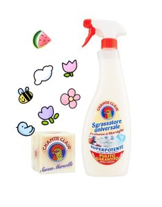[SG Stock] Italian Chanteclair: Marseille Laundry Hand Wash Bar Soap 250 g. Liquid Detergent Spray 625ml. Original from Italy. Safe for kids clothing