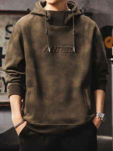 Vintage Trendy Hooded Sweatshirt