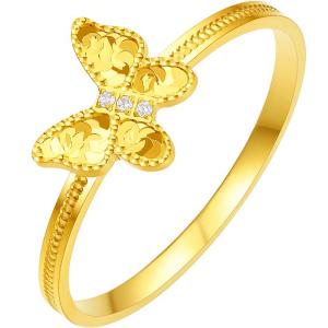 Butterfly Design Golden Necklace