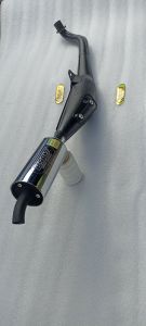 knalpot standar racing Fizr/Force1 kopy VND by BSR.7 RACING EXHAUST Tipe FUL SIRIP  suara prepet gurih spek porting blayer