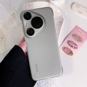 Frameless Camera HD Glass Frosted Armor Case For Huawei Pura 80 70 Pro Plus P80 P70 Ultra Original Matte PC Thin Cooling Cover