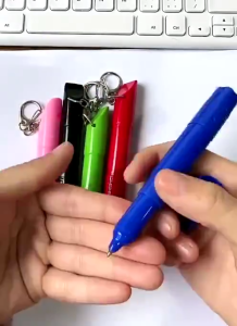 3 in 1 Multiple Whistle Ballpen Whistle with Flashlight Keychain Palawit Ballpen LED Light Pen