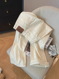 High Waist Draped Feel Fleece Lined Straight Leg Jeans Womens plus Size Casual Style Autumn Fashion Ladies Premium Denim