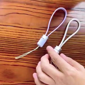 Cáp Sạc Nhanh PD 60W Dây Đeo Cổ Type C To Type C Dài 0.25m Cáp Dữ Liệu USB C Ngắn Dành Cho iPhone 15/16/17 Samsung Huawei Xiaomi
