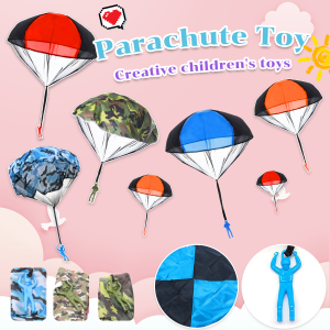 ELLE Hand Throwing Parachute Kids Toy Children Fly Parachute Sport Educational Toys
