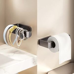 EELHOE | Giá Đỡ Giấy Vệ Sinh Bằng Nhựa Treo Tường Dày Dặn Chống Gỉ Hộp Đựng Giấy Vệ Sinh Cho Gia Đình