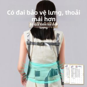 MENGWAXINCHONG | Balo Đeo Em Bé Dễ Dàng Nhẹ Nhàng