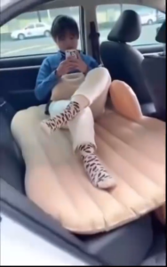 Inflatable Car Air Bed Set Portable Mattress 2 Pillows Camping Tilam Angin Kereta Berkemah Sofa