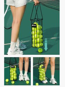 Xe Đạp Thể Thao Tennis Portable Quick Pick up Basket Carbon Fiber Oval Shape for Men Sports Fitness Fans Supplies