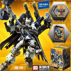 Bandai | Mô Hình Đồ Chơi Lắp Ráp Robot Hành Động SEMBO Block Hemoxian Comet Class First Launch Dành Cho Người Sưu Tầm Hộp Bí Mật - Độ Khó Cấp Độ Người Mới Bắt Đầu