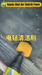 kepala sikat bor elektrik - power cleaning head 3 pcs DB003 blue