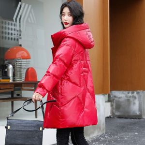 Red Celebration Cotton Jacket Horse Year Chinese Zodiac Womens New Year Visit Clothing Festive Outerwear Short Coat