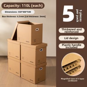 deli | Large Capacity Durable Moving Box 5 Layers