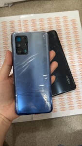 Vỏ bộ thay cho Oppo A74-4G Xanh/Đen