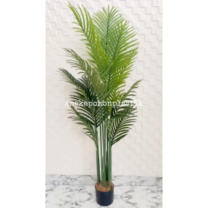 Pohon Palem Plastik Pohon Palem Artificial T150 Pot Dasar Pohon Palem Pajangan Ruang Tamu
