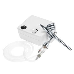 Nasedal Dual Action Airbrush Compressor Kit 0.3mm Sprayer Air Brush for Model Paint Tool Makeup Body Tattoo Art Cake Decoration Nail Paint Tool