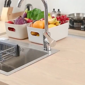 Bathroom Kitchen Storage Basket Versatile Desktop Organizer Cosmetic Skincare Snacks Daily Sundries