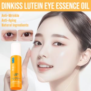 Dinkiss Lutein Eye Essence Oil Reduce Dark Circles Hydrating Moisturizing Remove Eye Bags