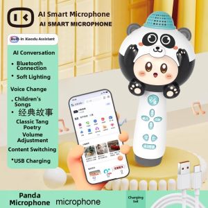 Bluetooth Early Education Karaoke Microphone with Speaker