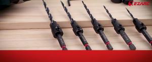 Bộ Mũi Khoan Chìm HSS 8 Chiếc Đầu Côn Dùng Cho Gỗ Chuôi Lục Giác 1/4 Inch Thay Đổi Nhanh Dụng Cụ Khoan Chìm