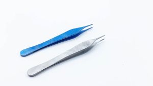 GREATLH stainless steel Nose plastic clip tissue forceps nasal plastic surgery 12cm Cartilage tweezers