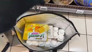 【SG】Reusable Insulated Bag Picnic Bag Grocery Cooler Food Bags  With Zipper For Shopping Travel Picnic Lunch Frozen Cold Hot Foods