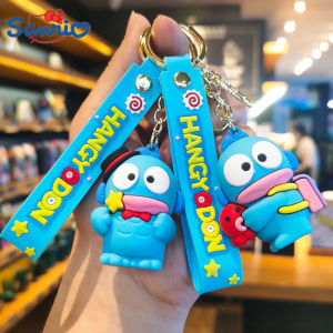 ZEEMIN Christmas 2024 New Sanrio Lifebuoy Hangyodon Keychain Children Kawaii Car Pendant Keyring Cartoon Women Bags Keychains Girls Birthday Gift
