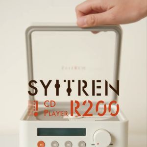 SYITREN R200 CD Player 3600 mAh Battery 2 Way Bluetooth Retro Design Pixel Screen Support Common CD Discs & Mini CD
