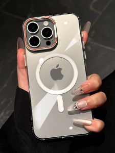 DAIMANG | Magnetic Lens Mount for iPhone 16promax 15pro 14 Transparent and Non-Yellowing