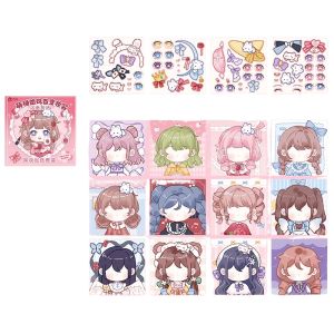H2Z Cute Pomelo Sisters Creative Exploration Girls Educational Toy with Makeup Stickers SZ255