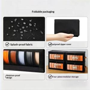 New 1PC 3D Printer Filament Storage Bag Filament Storage Bag Cover 3D Printing Accessories Holder Rack For Home Office Workshop