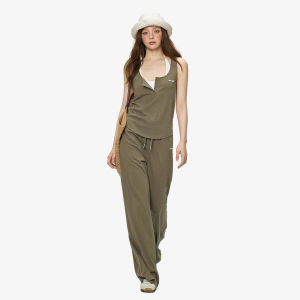 Turn Signal | Stylish Camisole and Long Pants Two-piece Suit