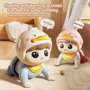 crawling doll baby toy with music learning crawling guidance and head up train Childrens vocal toys and baby interactive ing