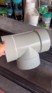 Tê ống nước nhựa PVC phi 21 27 34 42 49 60 90 114 140 hiệu Siêu Thành (ST)