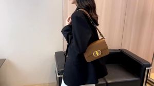 Túi đeo chéo nữ thời trang cao cấp khóa tròn kính HĐ 245