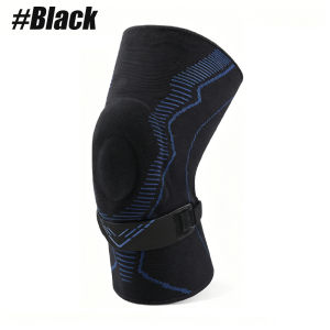 1PCS Knee Brace with Detachable Patellar StrapCompression Knee Sleeve Support Featuring Gel Patella Cushion for RunningCycling