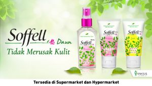 Soffell Mint Geranium Alamia Spray 2x55 ml & Antis Spray Timun 2x55Ml
